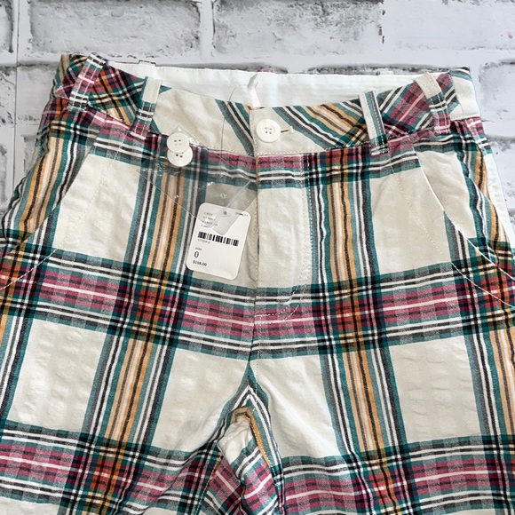 Free People High Waisted Plaid Cotton Pants - Picture 3 of 8